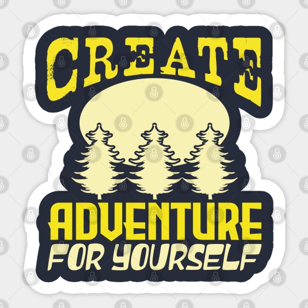 create adventure for yourself Sticker by Dasart